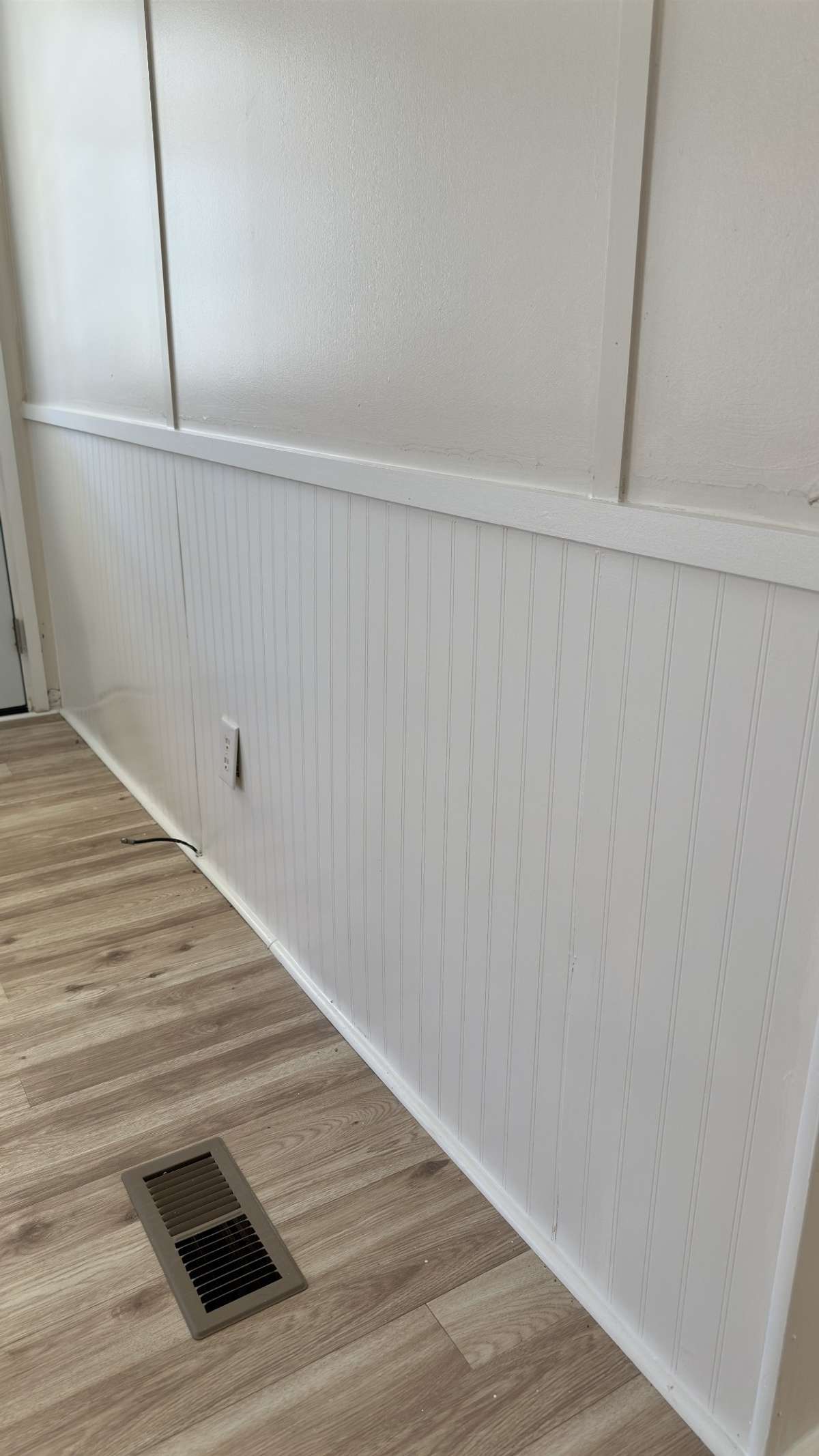 wainscoting in Entry area