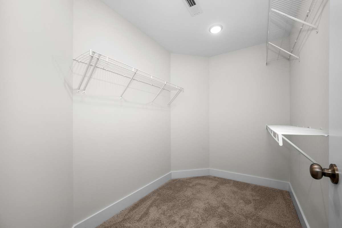 Owners walk-in closet