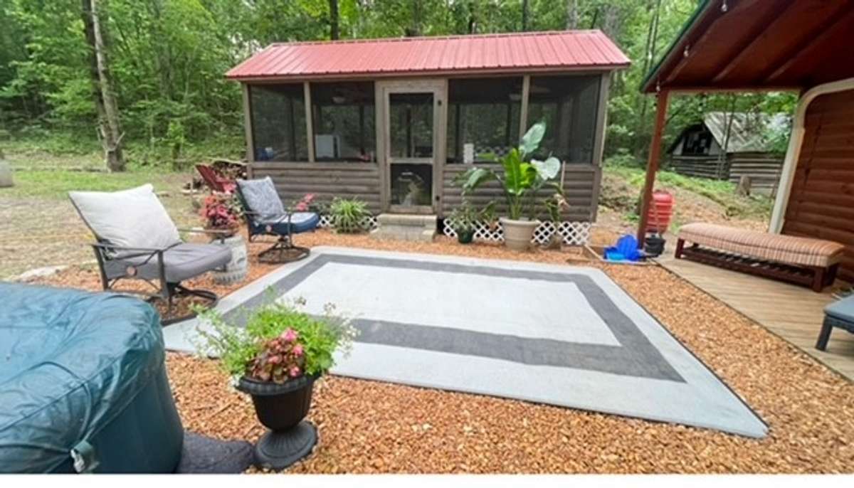 Perfect outdoor gathering space.