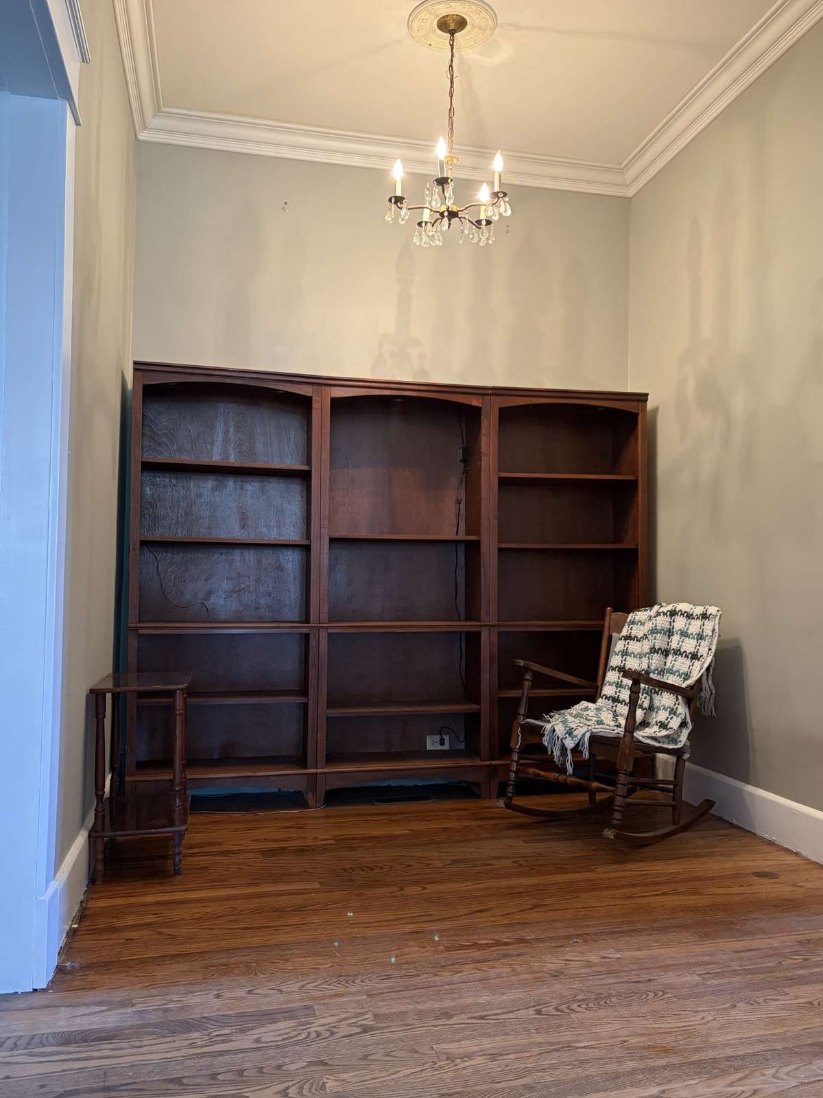 Library area (the bookcases remain)