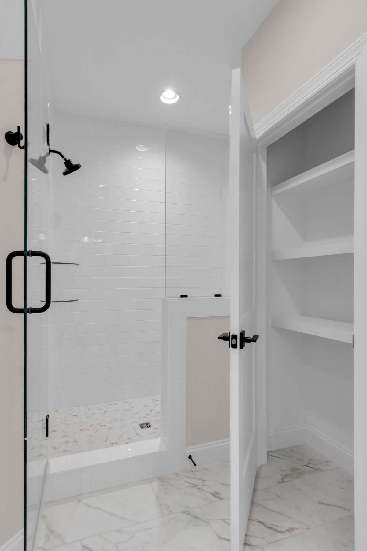 Linen closet in owner's bathroom for all your towels, sheets etc.