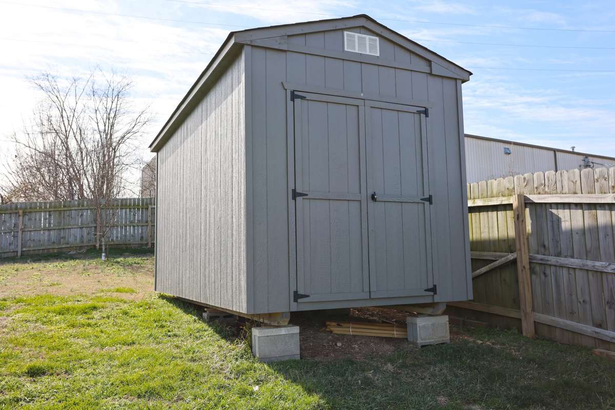 Newly installed Storage Shed