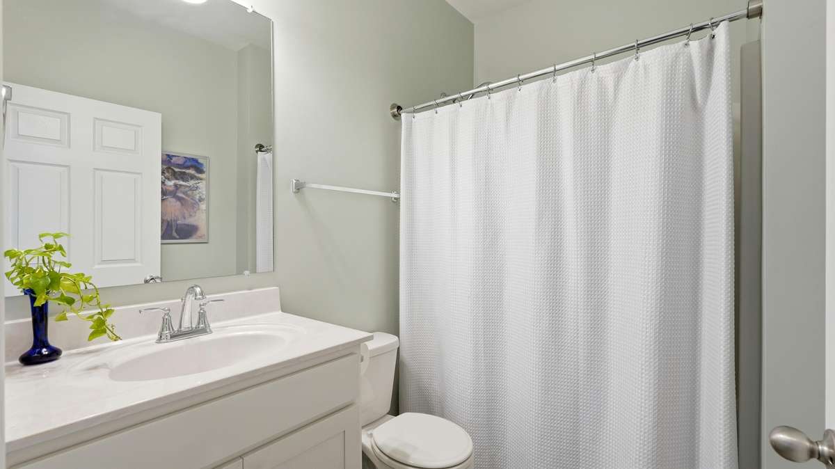Guest bathroom, first floor.