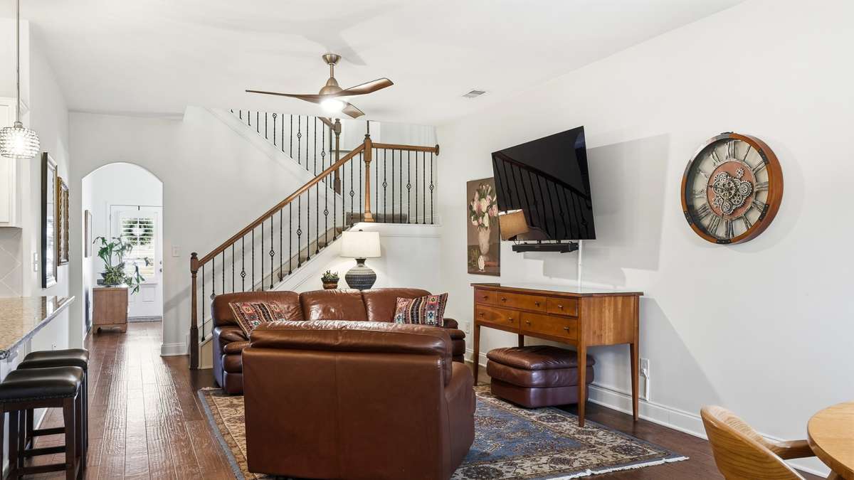 Open concept floor plan