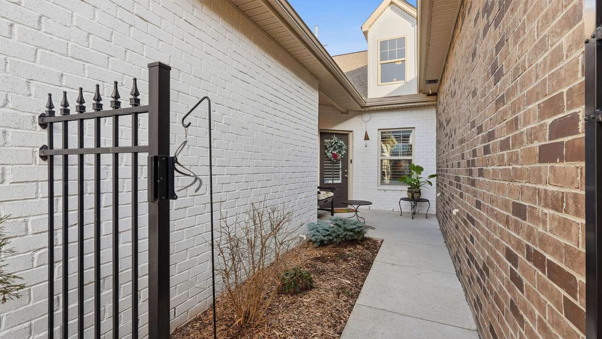 Private courtyard entrance