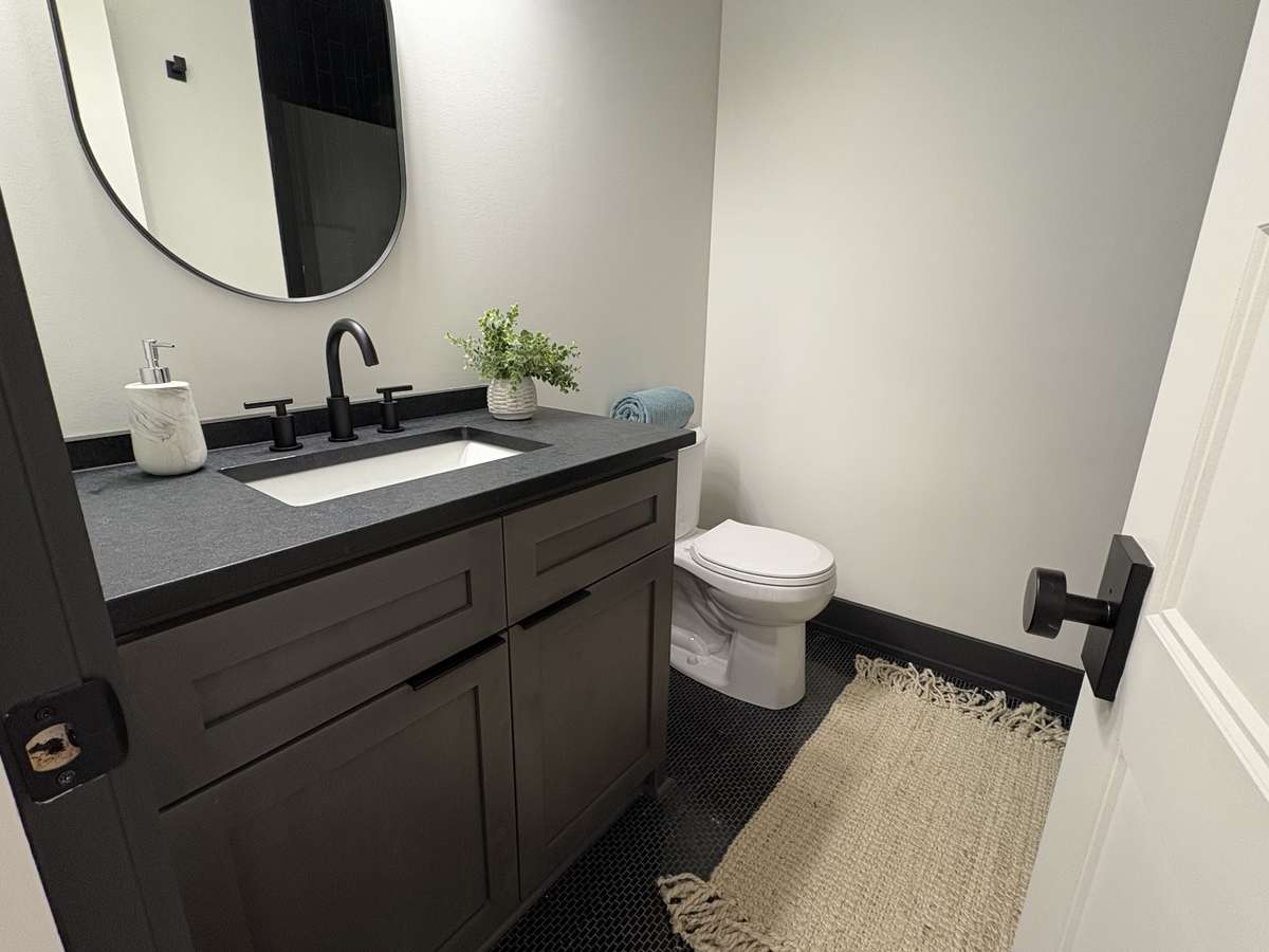 Guest bathroom on main floor