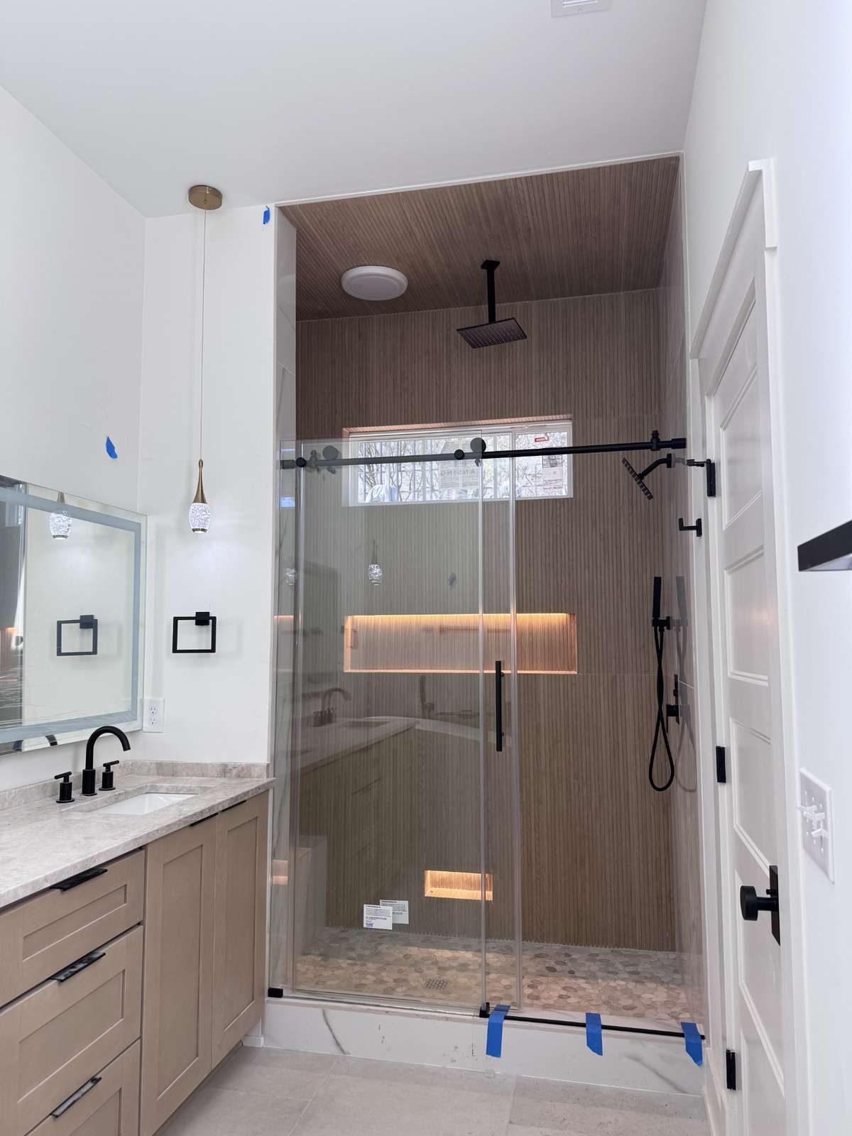 Primary bathroom shower