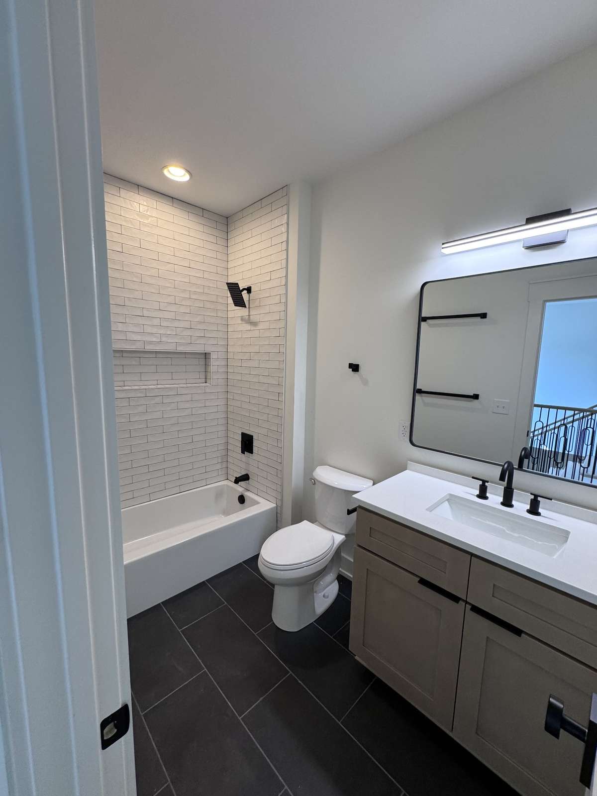 Upstairs guest bathroom