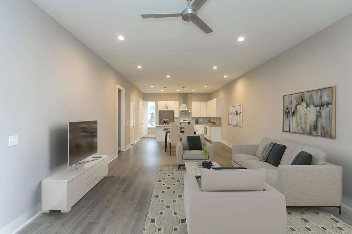 staged living room