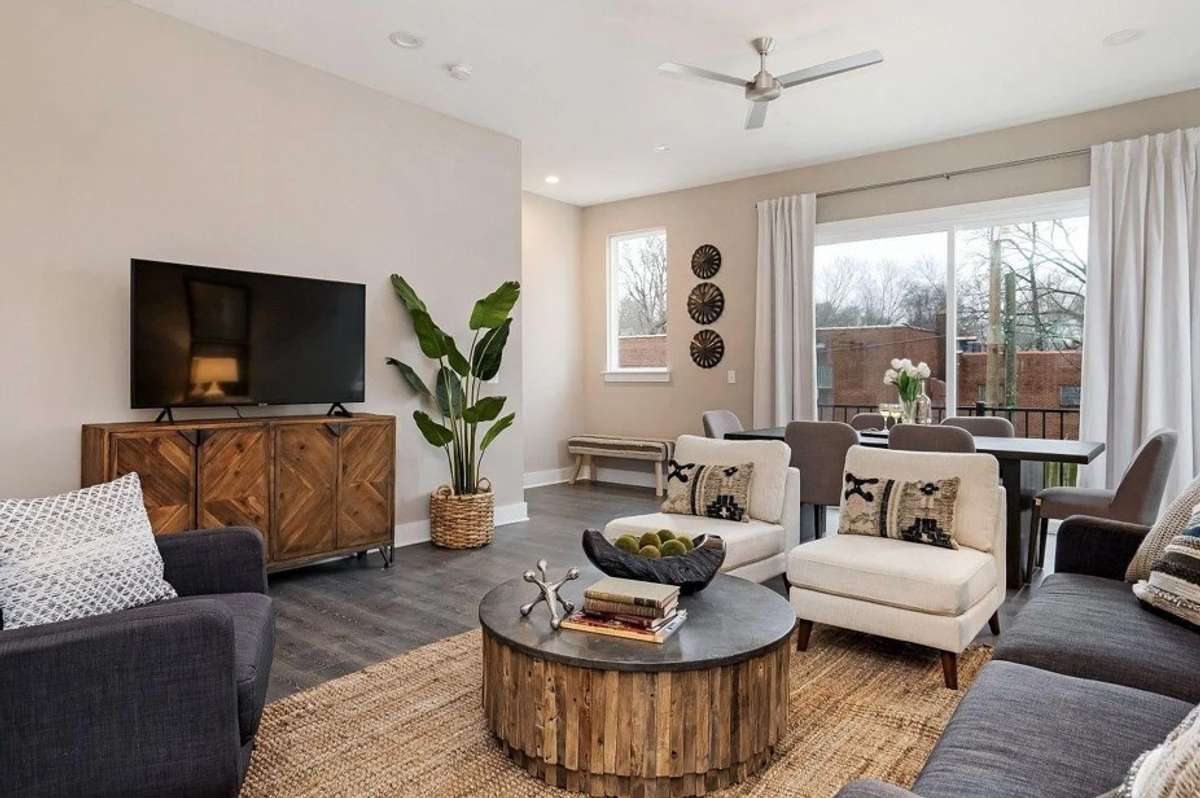 staged living room