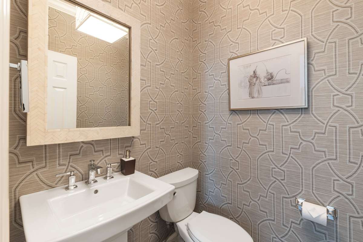 "formal" powder room