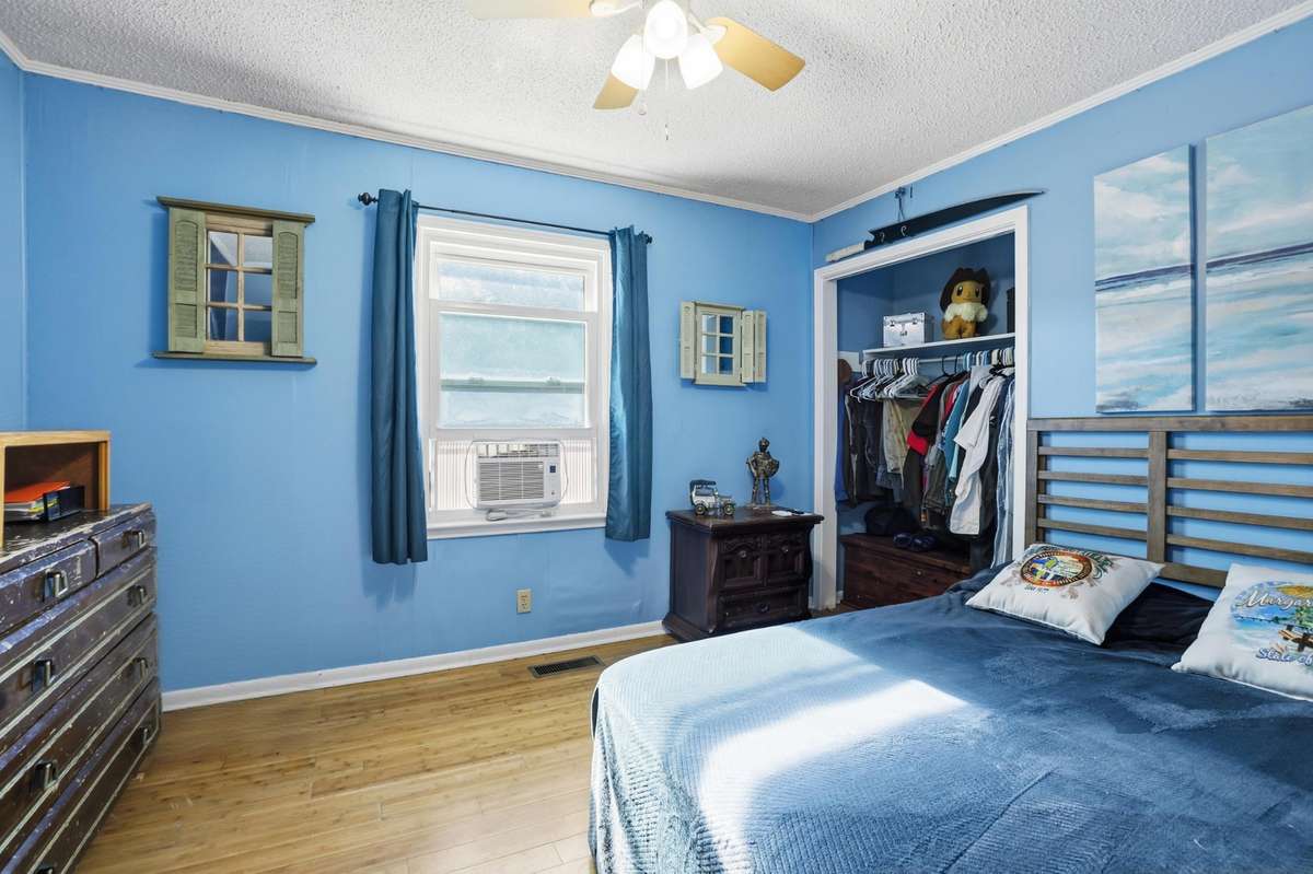3rd bedroom located off of the hall.