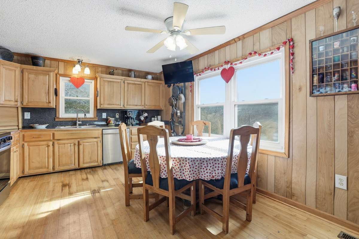 Eat-in Kitchen and Dining area.