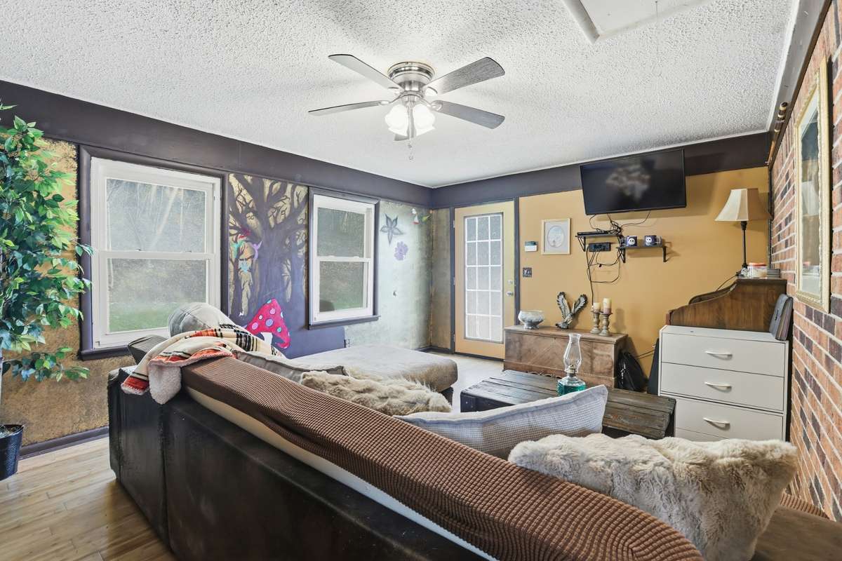 Another view of the Den. This is a great place to relax with snacks and a movie.