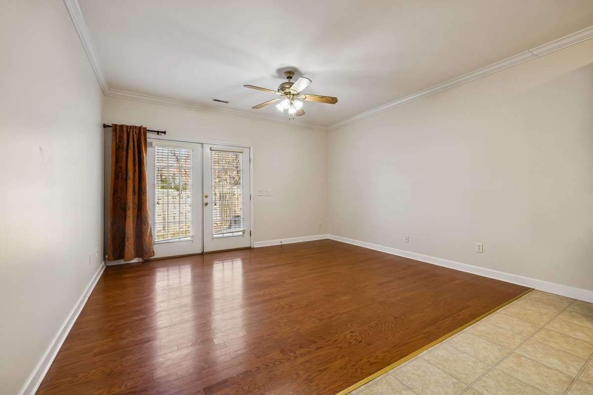 In-law suite living / bedroom area.
