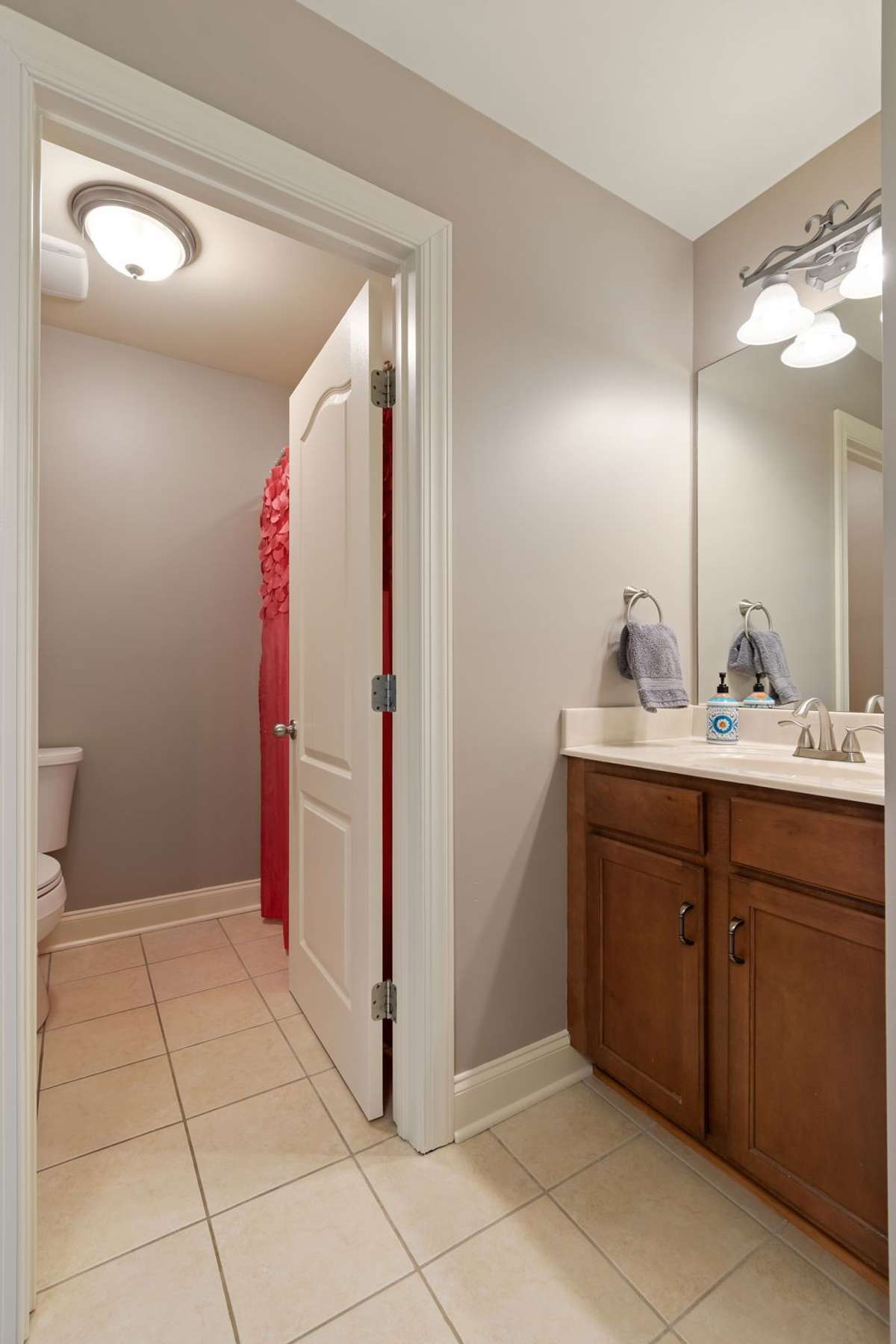 Another view of the Jack and Jill bathroom.