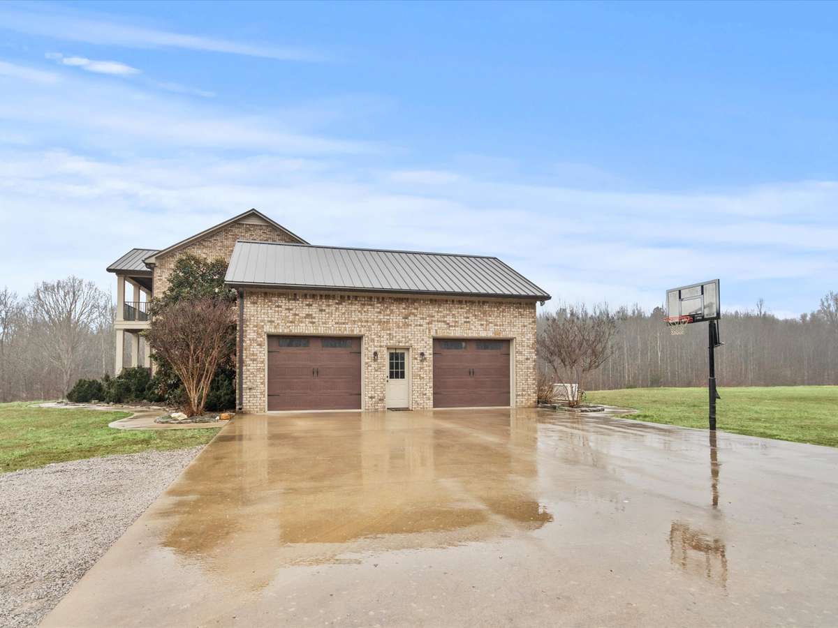 Large two car garage