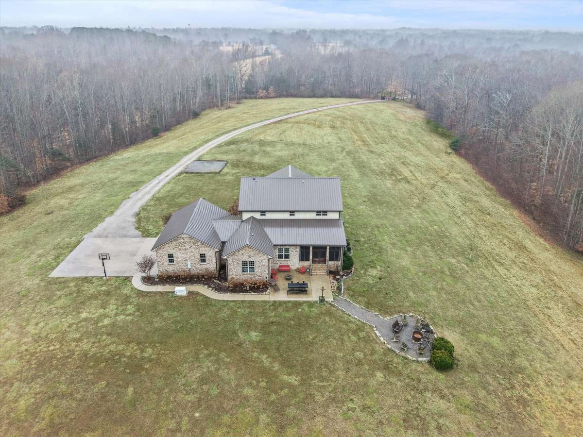 Back view of home