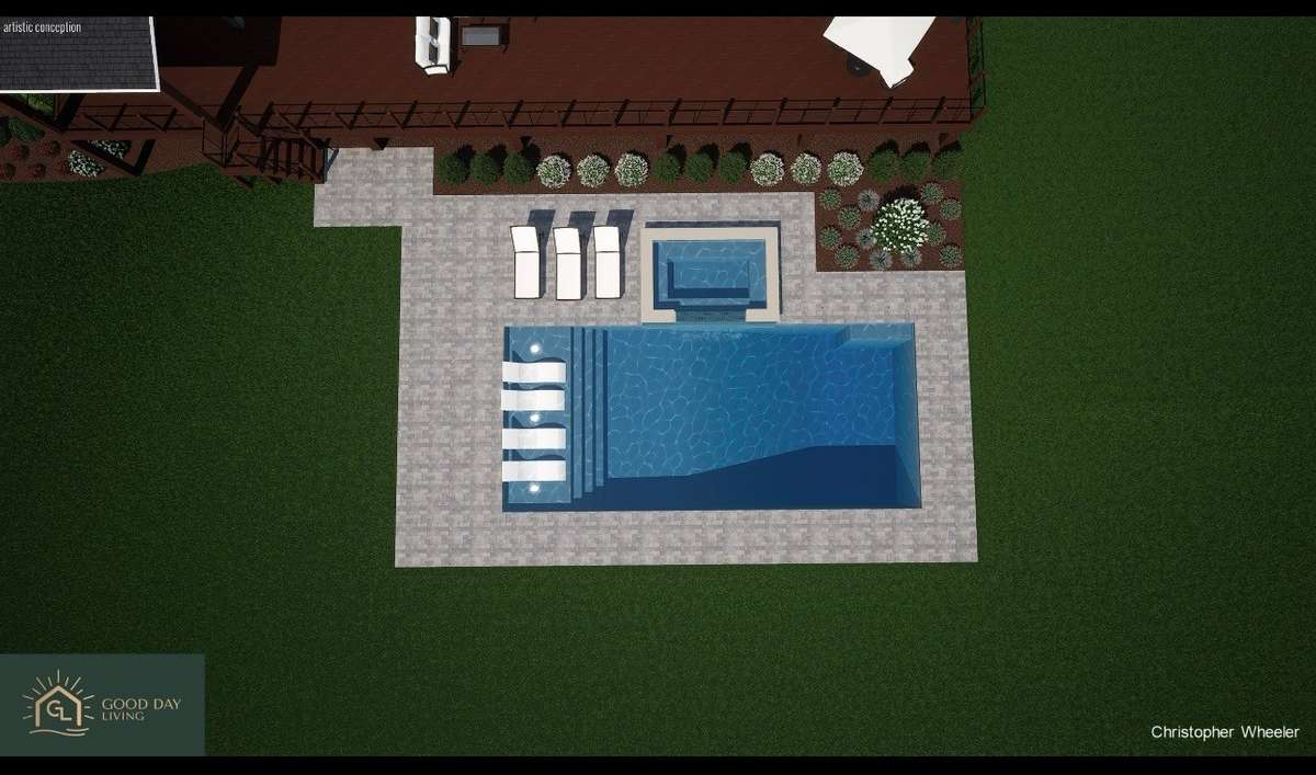 Pool rendering by Good Day Living