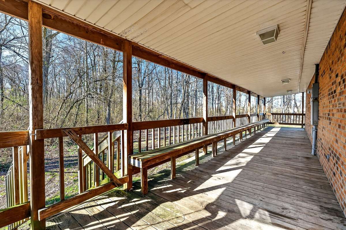 COVERED BACK DECK