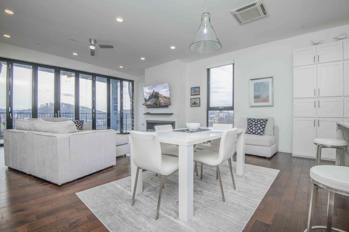 dining to living area
