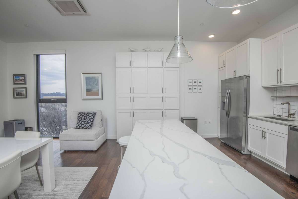 kitchen with additional cabinetry