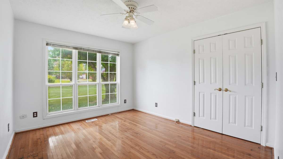 second bedroom to left when entering home