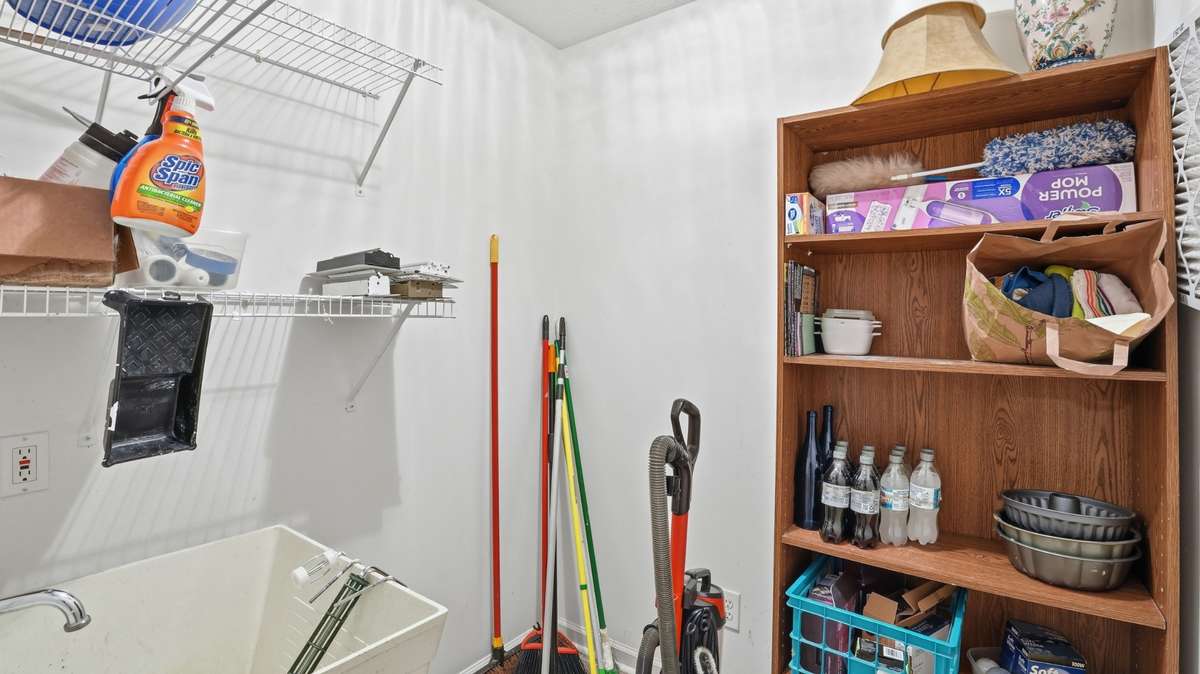 pantry with deep sink