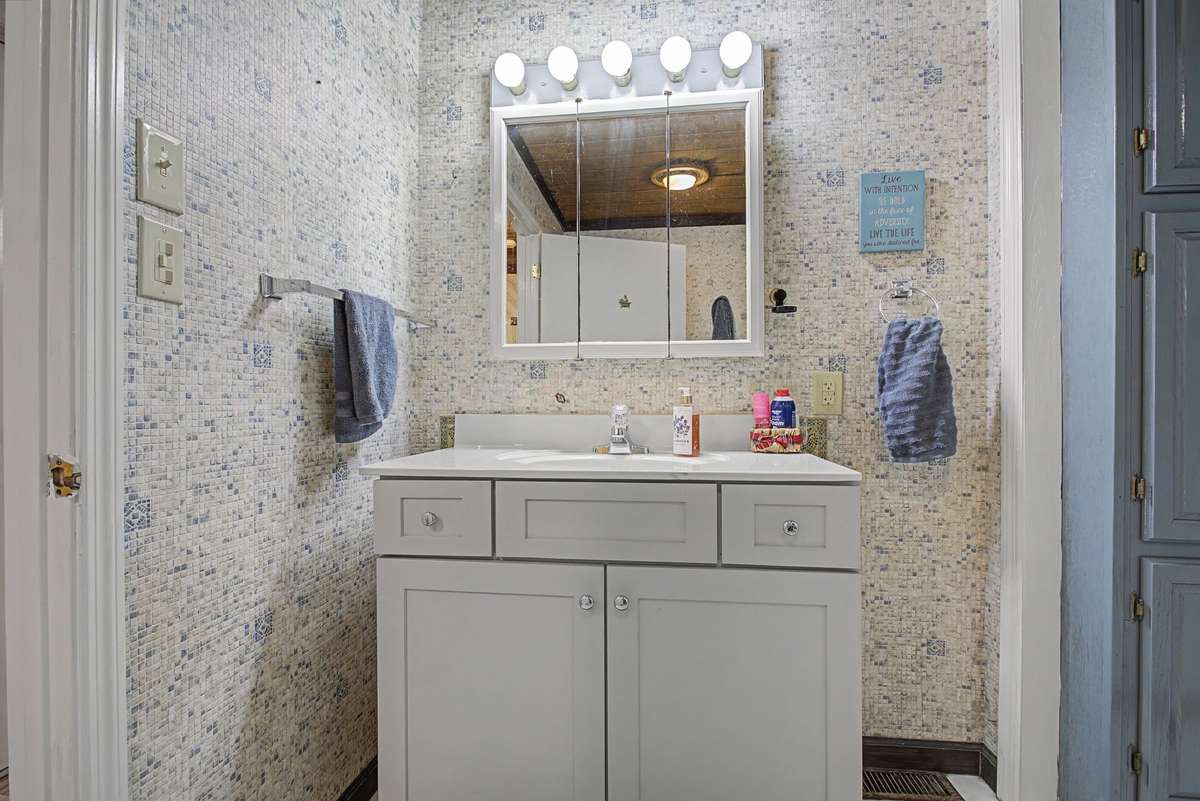 Vanity in bathroom 2