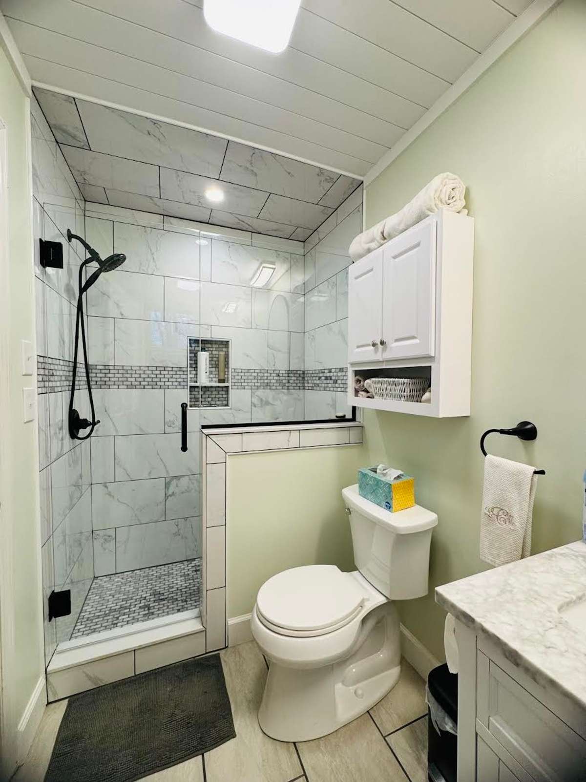 MASTER BATH WITH WONDERFUL WALK IN SHOWER