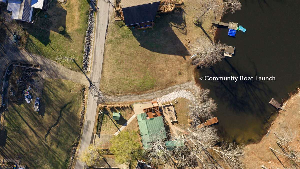 Community boat launch across the street.