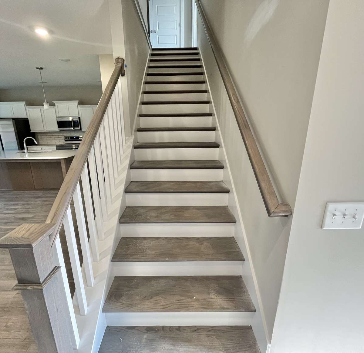 Stock. Hardwood stairs for the win
