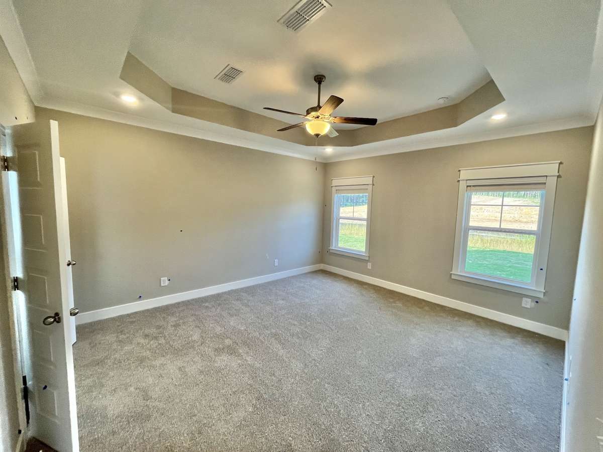 Stock. Owner's suite for a king(size bed)