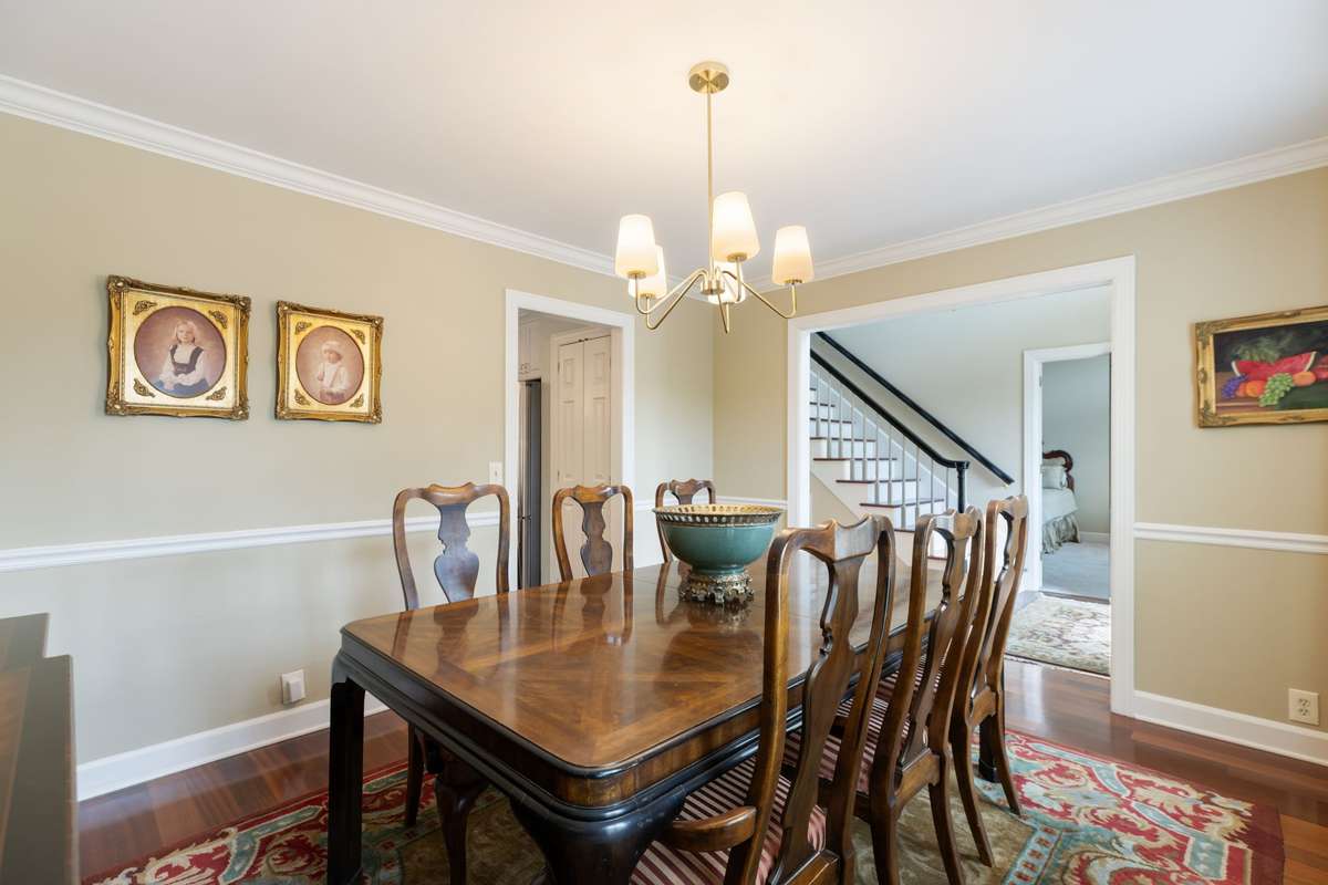 Dining off the foyer