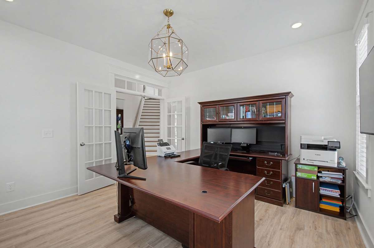 Room with french doors off the entry for a quiet office or anything that makes your home yours!