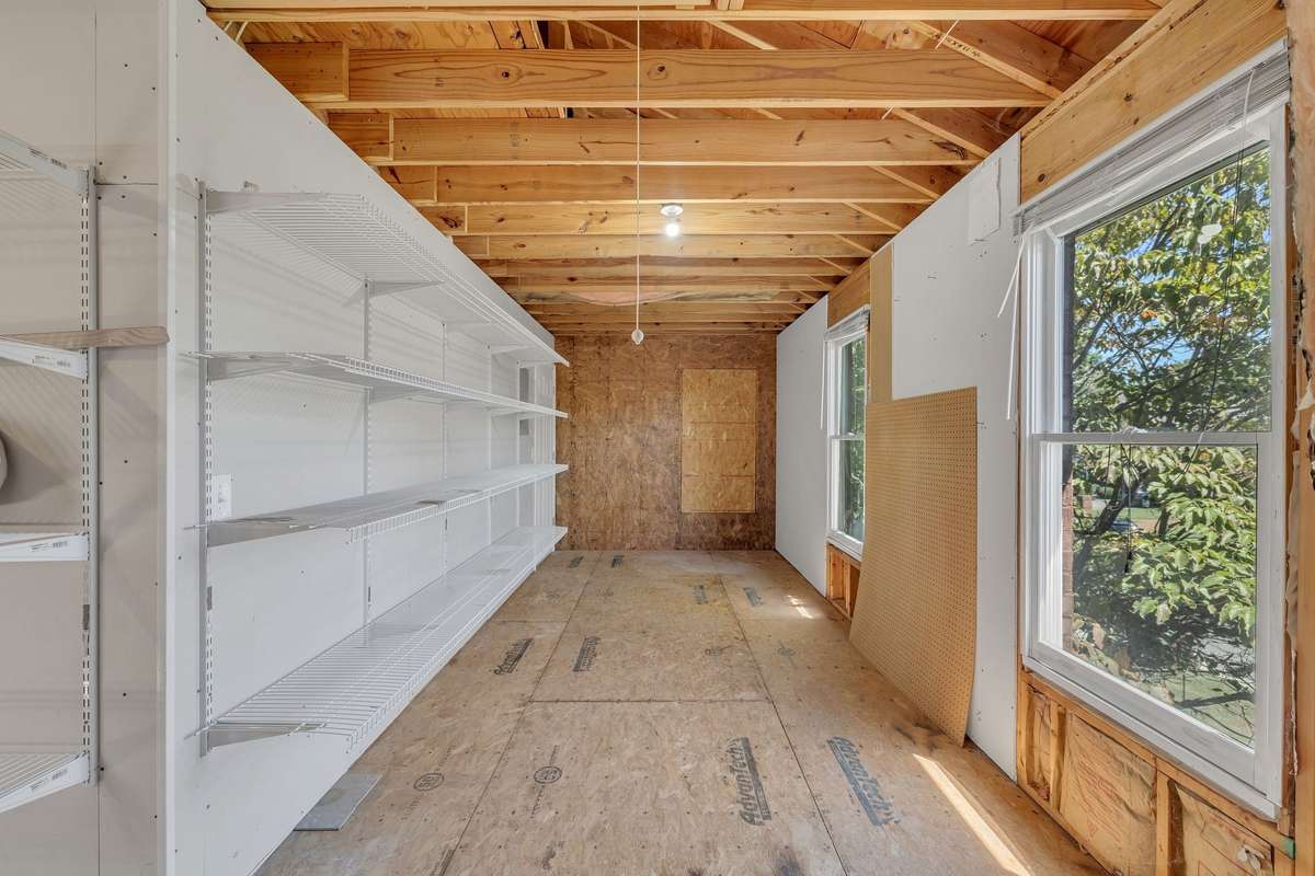One side of the storage.