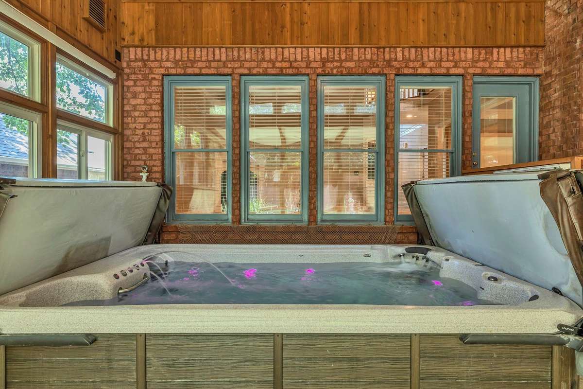 And the swim spa stays!  : )