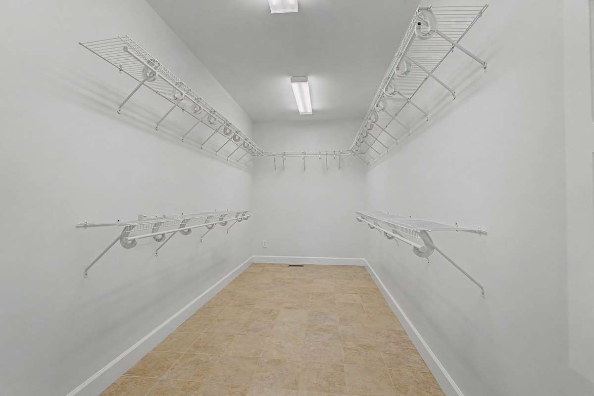 View from the laundry room into the closet!!!