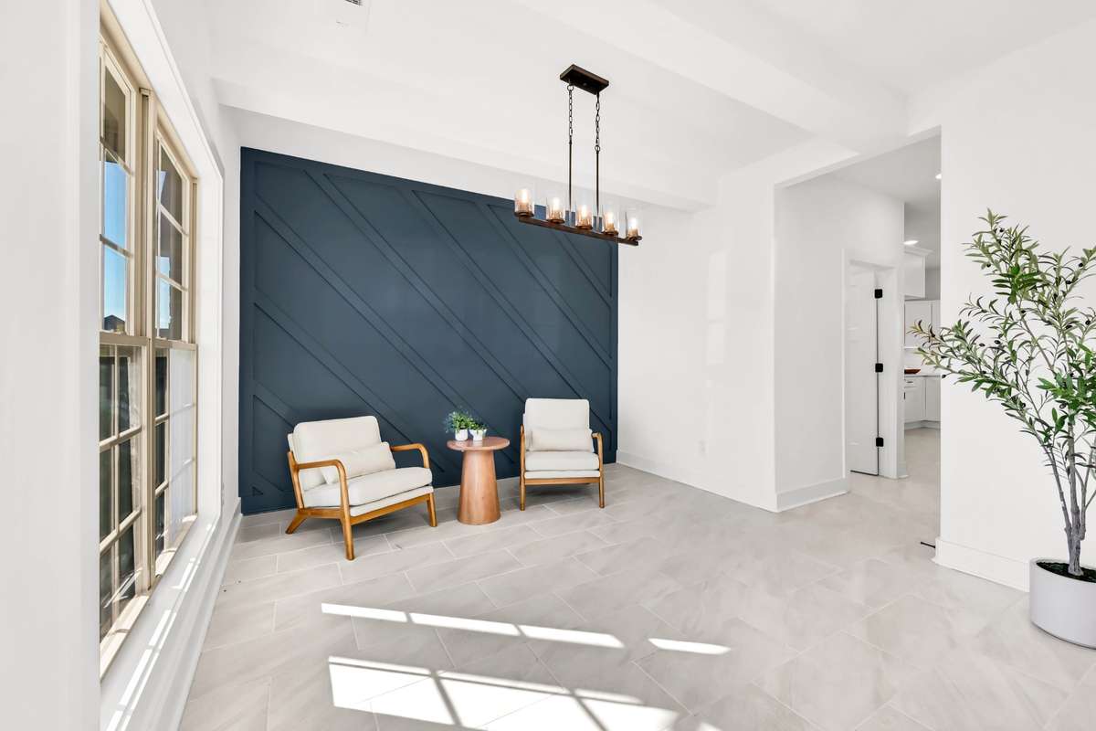 Dining Room + Utility Room to the right