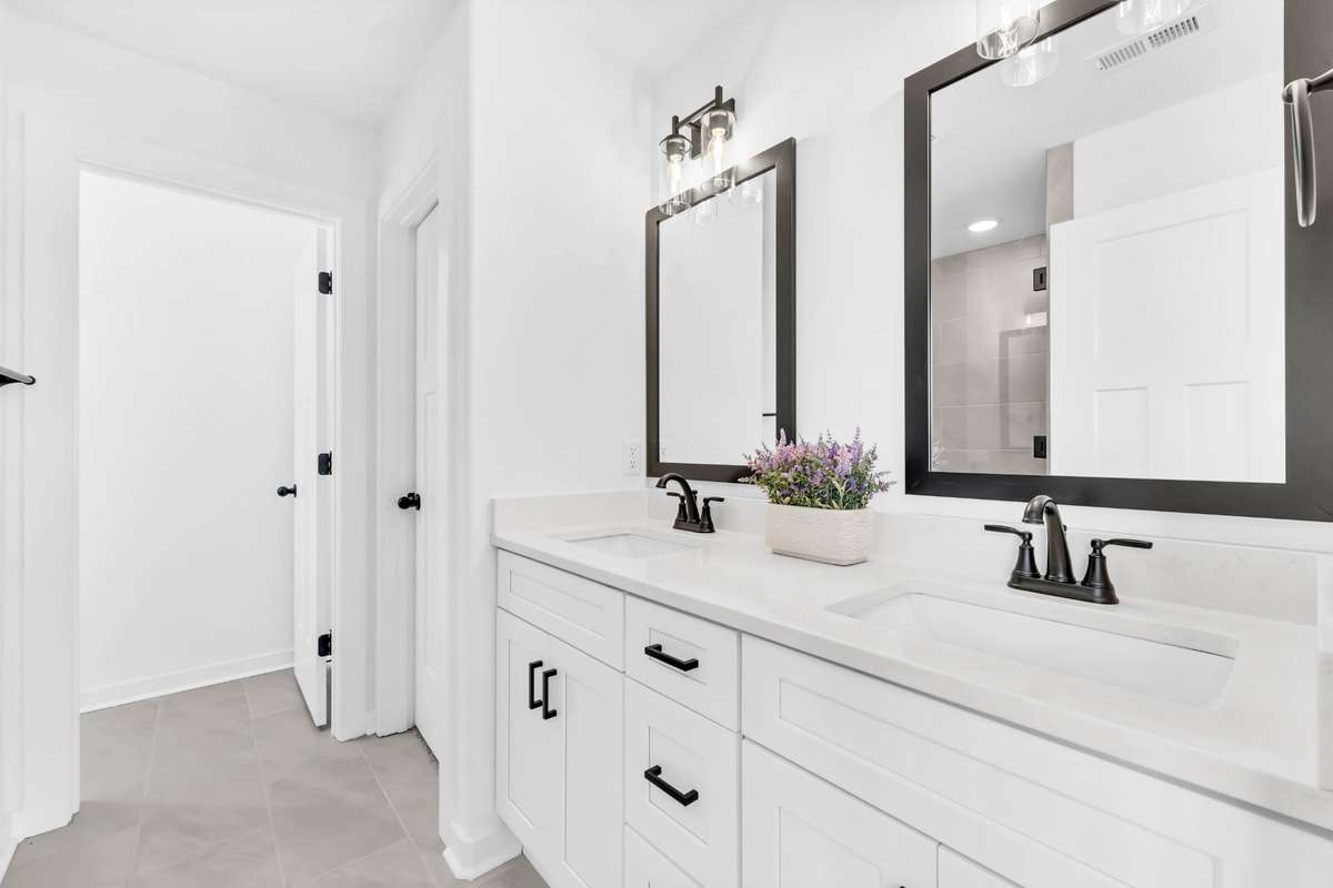 Toilet room on the left & huge closet on the right!