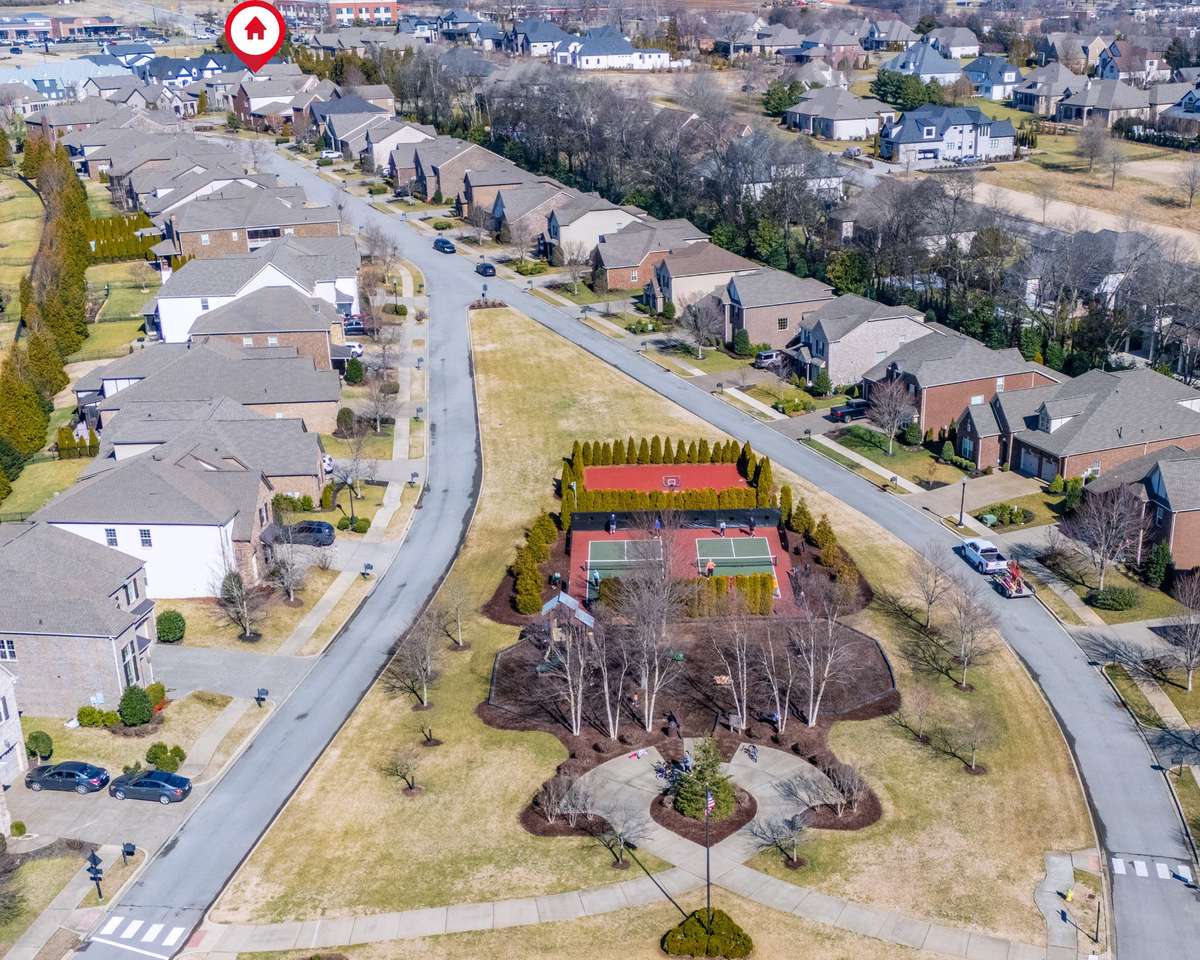 Close to playground, basketball and pickleball courts.