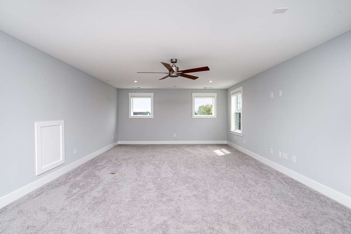 Generously sized upstairs bonus room; combined with the adjacent 4th bedroom and full bath, it creates an ideal private retreat for guests or teenagers.