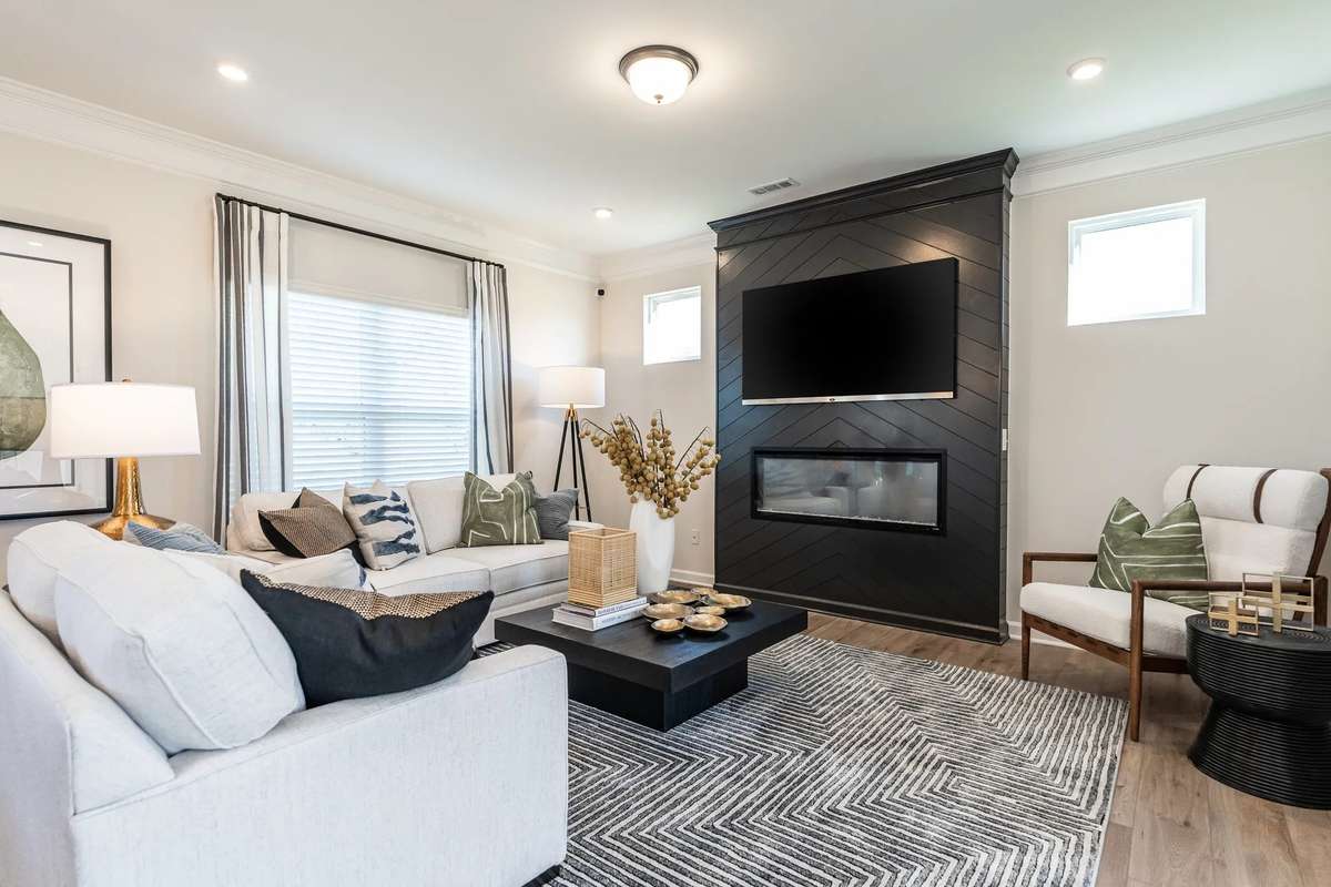 Living Room (Optional Linear Electric Fireplace)
