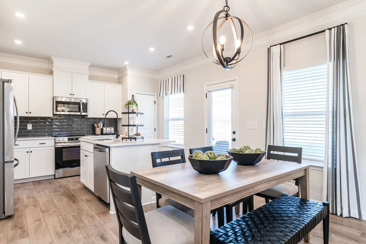 *Breakfast Area and Kitchen*