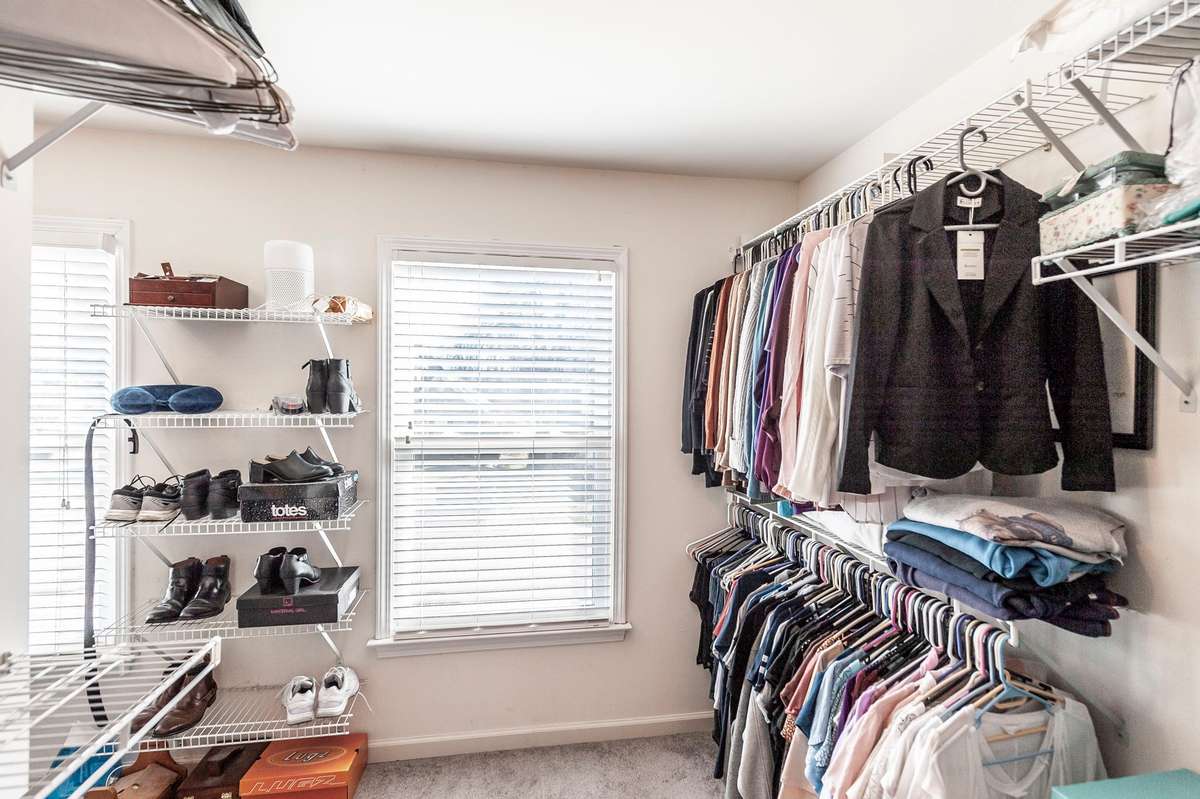 This is only a view of half of the primary suite "wrap around" closet - If you want CLOSET SPACE - this one is for you!!!