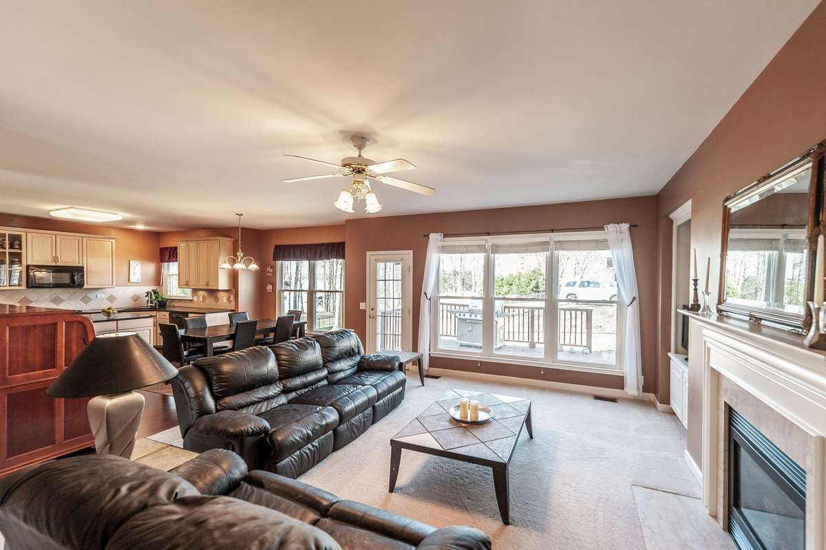 This open concept is great for everyday living and entertaining in the heart of the home!