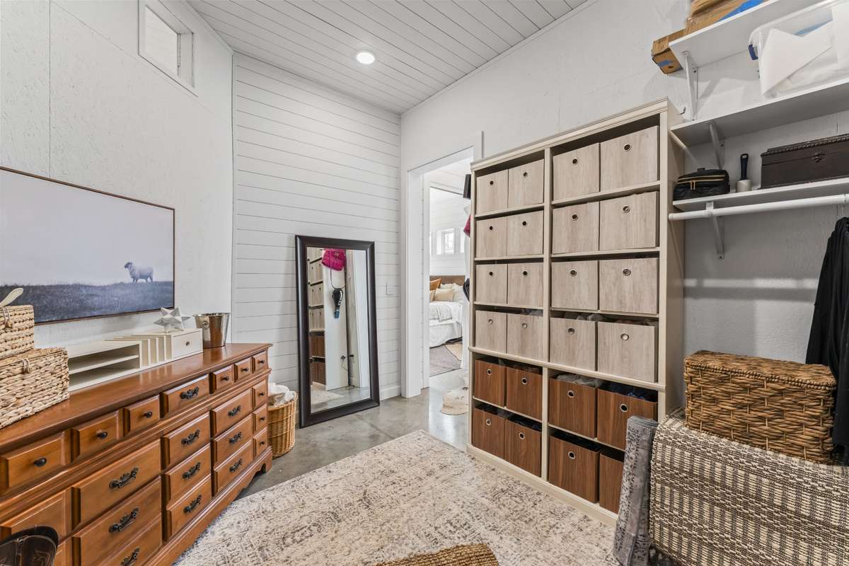 Master bedroom closet