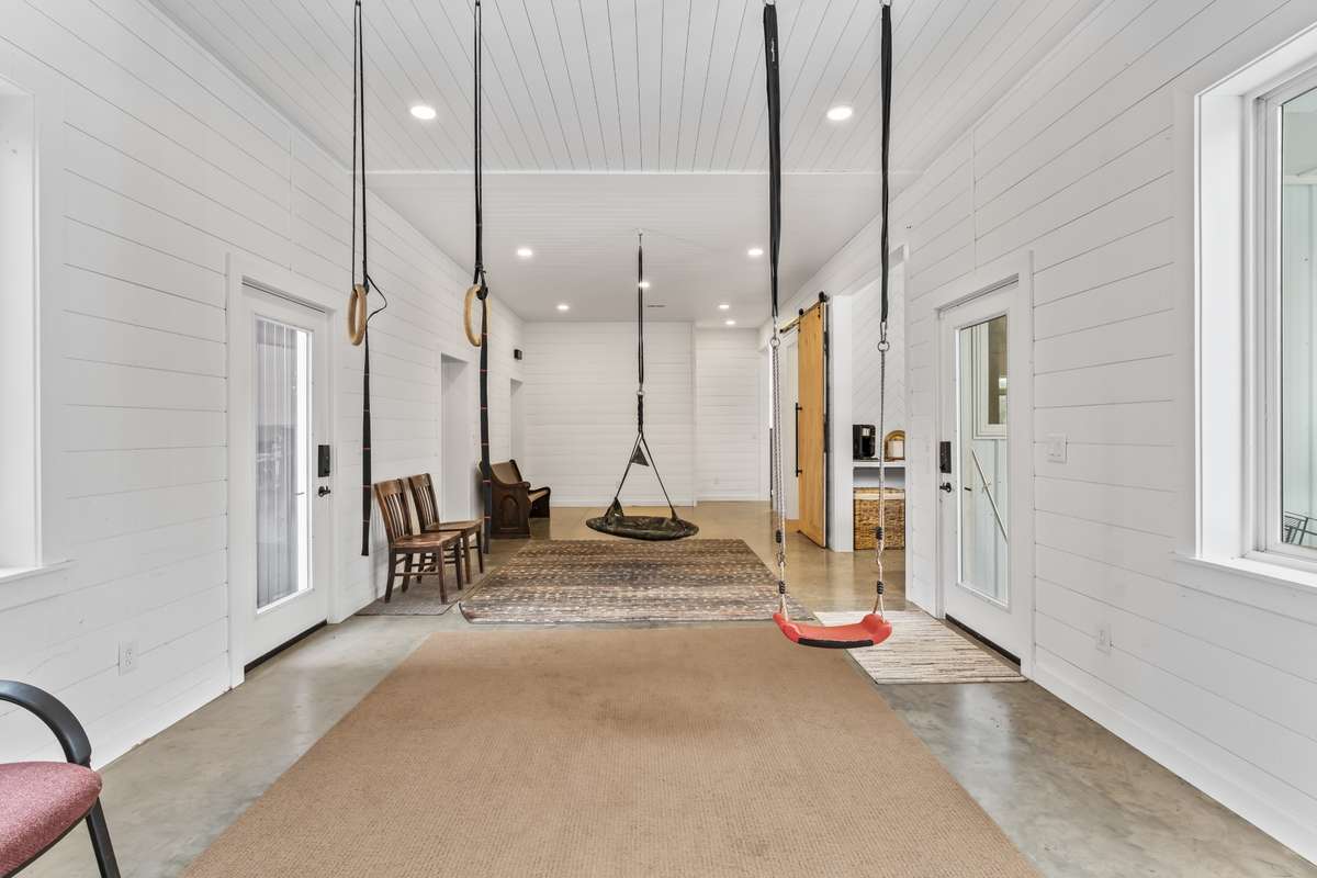 Breezeway/enclosed activity room