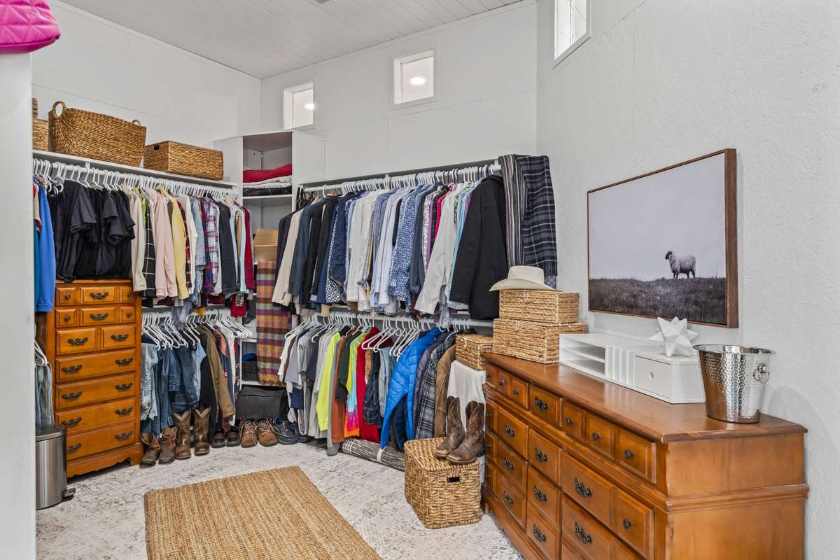 Master bedroom closet