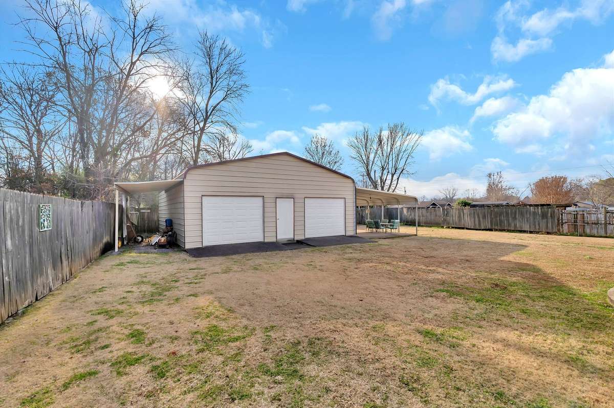 30 x 30 detached garage.